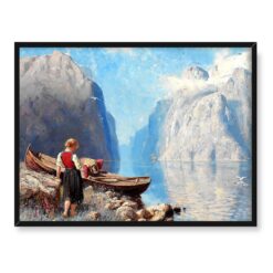 Hans Andreas Dahl Krajobraz Fiordy 40x30