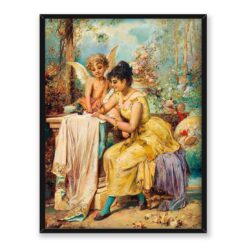 Hans Zatzka List miłosny 30x40