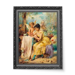 Hans Zatzka List miłosny 50x70 wydruk na płótnie CANVAS