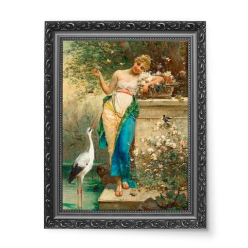 Hans Zatzka Orientalna piękność 50x70 wydruk na płótnie CANVAS