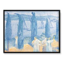 Henri Edmond Cross Promenada z cyprysami 40x30