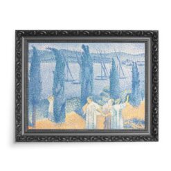 Henri Edmond Cross Promenada z cyprysami 70x50 wydruk na płótnie CANVAS