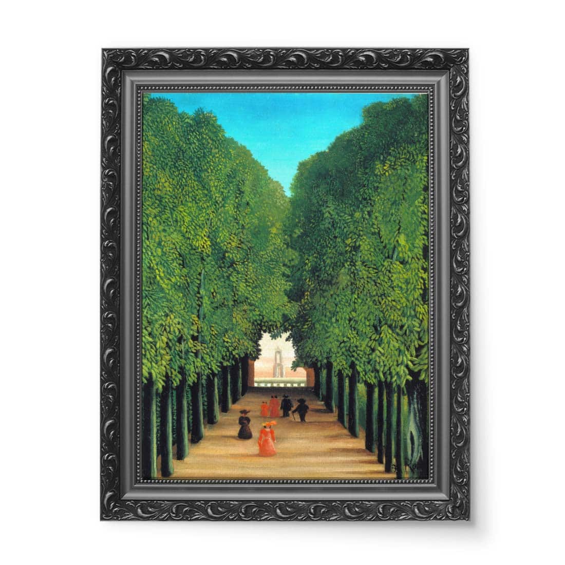 Henri Rousseau Aleja w parku Saint Cloud 50x70 wydruk na płótnie CANVAS