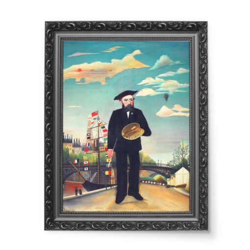 Henri Rousseau Autoportret 50x70 wydruk na płótnie CANVAS