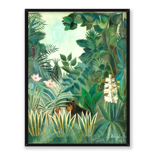 Henri Rousseau Dżungla równikowa 30x40