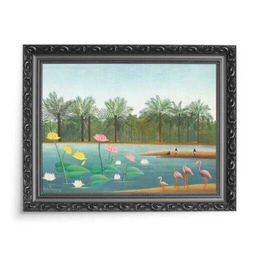 Henri Rousseau Flamingi 70x50 wydruk na płótnie CANVAS