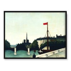 Henri Rousseau Katedra Notre Dame 40x30