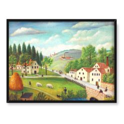 Henri Rousseau Krajobraz ze strumieniem 40x30