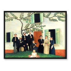 Henri Rousseau Rodzina 40x30