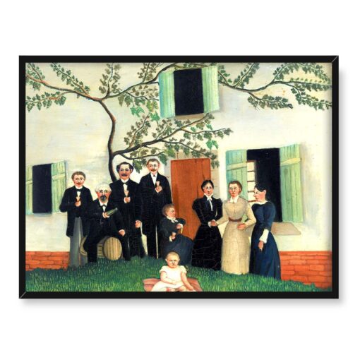 Henri Rousseau Rodzina 40x30