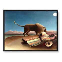 Henri Rousseau Śpiąca cyganka 40x30