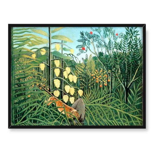 Henri Rousseau W lesie tropikalnym 40x30 w RAMIE