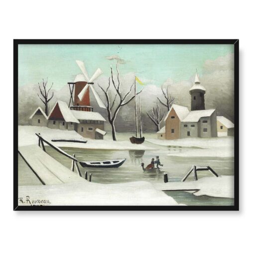Henri Rousseau Zima 40x30
