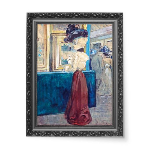 Henri Somm Na wystawie 50x70 wydruk na płótnie CANVAS