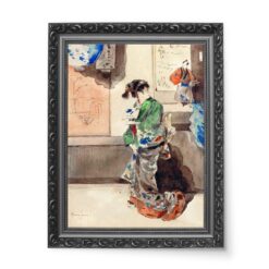 Henry Somm Japonka 50x70 wydruk na płótnie CANVAS