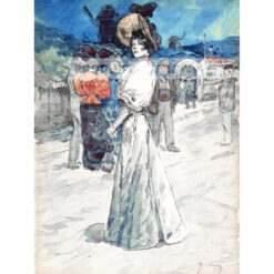 Henry Somm Paryżanka przy Moulin de la Galette — produkt cyfrowy do pobrania