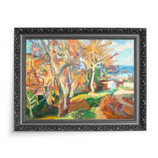 Henryk Epstein Pejzaż jesienny 70x50 wydruk na płótnie CANVAS