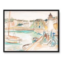 Henryk Epstein W porcie 40x30 w RAMIE