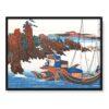 Hokusai Katsushika Poeta Chunagon Yakamochi 40×30 w RAMIE