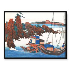 Hokusai Katsushika Poeta Chunagon Yakamochi 40x30