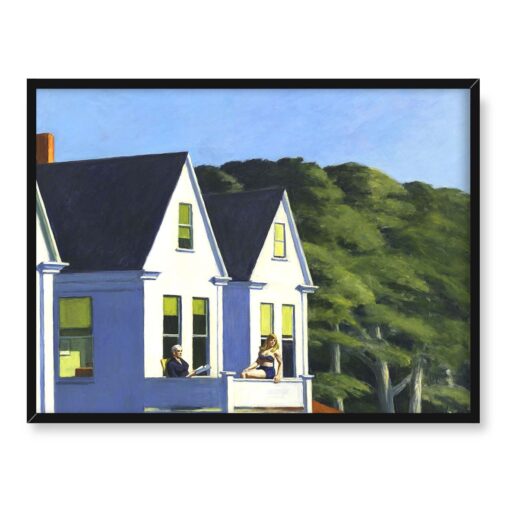 Edward Hopper Światło słoneczne na piętrze 40x30 w RAMIE
