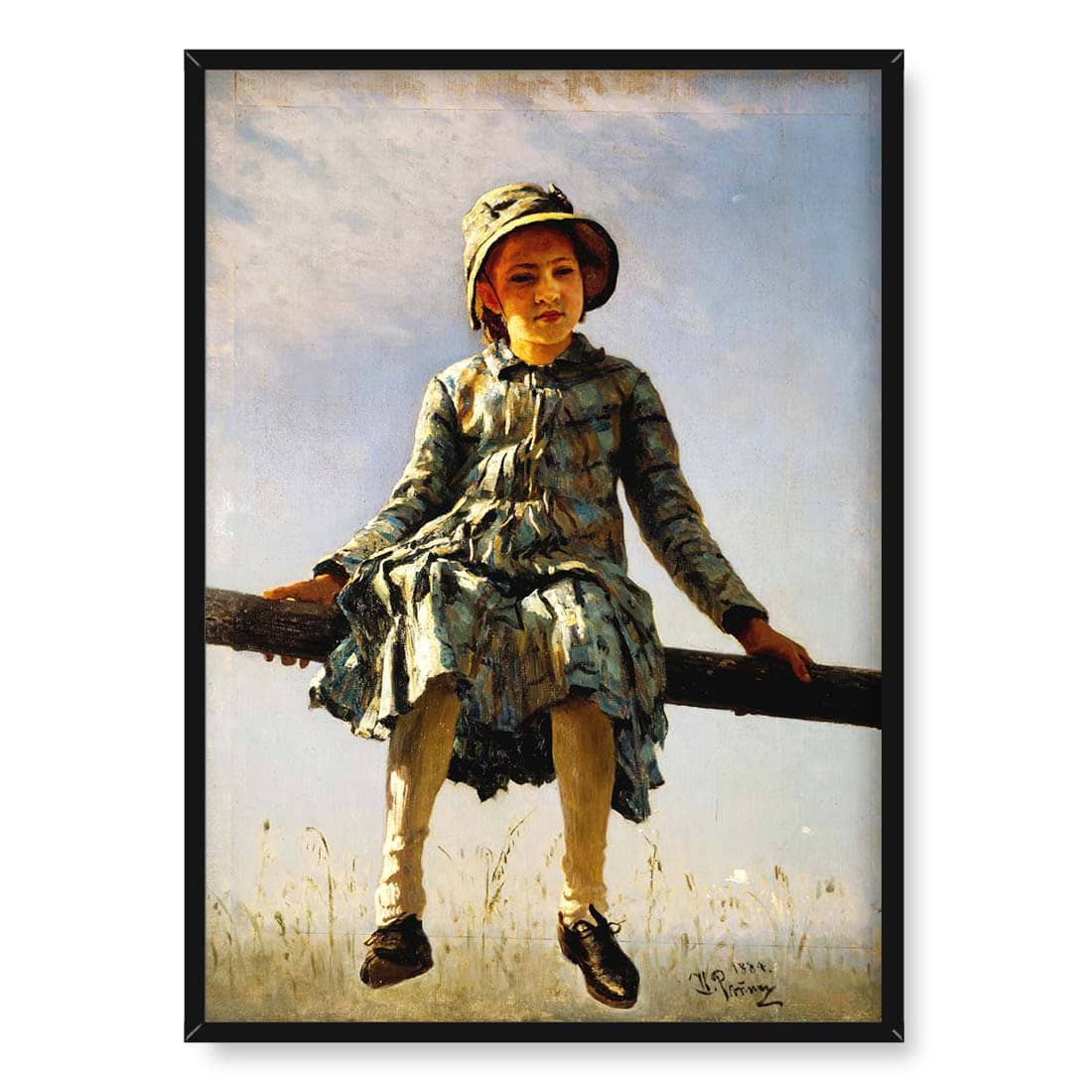 Ilya Repin Ważka Portret córki malarza 50x70