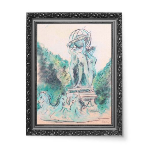 Irena Hassenberg Fontanna Czterech Stron Świata w Paryżu 50x70 wydruk na płótnie CANVAS