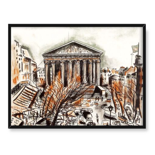 Irena Hassenberg Kościół Madeleine w Paryżu 40x30
