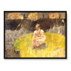 Jacek Malczewski Akt w ogrodzie 40×30