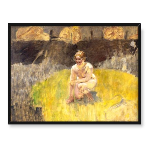 Jacek Malczewski Akt w ogrodzie 40x30
