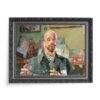 Jacek Malczewski Autoportret w pracowni 70×50 wydruk na płótnie CANVAS