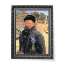 Jacek Malczewski Autoportret z hiacyntem 50×70 wydruk na płótnie CANVAS
