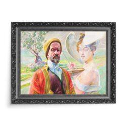 Jacek Malczewski Autoportret z Meduzą 70×50 wydruk na płótnie CANVAS
