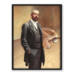Jacek Malczewski Autoportret z paletą 30x40