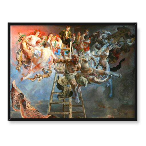 Jacek Malczewski Błędne koło 40x30 w RAMIE