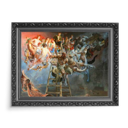 Jacek Malczewski Błędne koło 70x50 wydruk na płótnie CANVAS