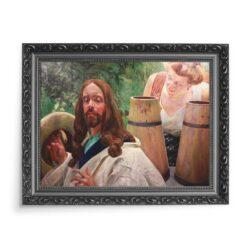 Jacek Malczewski Chrystus i Samarytanka 70×50 wydruk na płótnie CANVAS