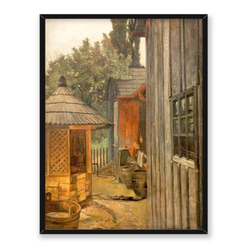 Jacek Malczewski Dziedziniec 30x40