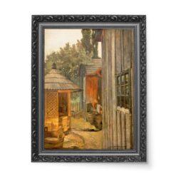 Jacek Malczewski Dziedziniec 50×70 wydruk na płótnie CANVAS