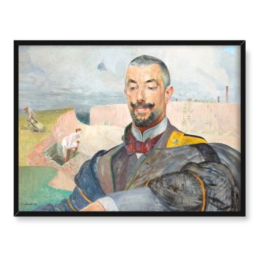 Jacek Malczewski Erazm Baracz 40x30 w RAMIE