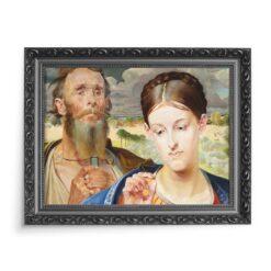 Jacek Malczewski Muzyka lewa część tryptyku 70×50 wydruk na płótnie CANVAS