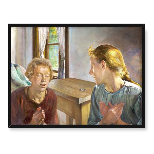 Jacek Malczewski Objawienie 40x30 w RAMIE