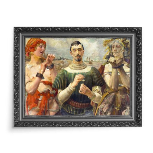 Jacek Malczewski Polski Hamlet 70x50 wydruk na płótnie CANVAS