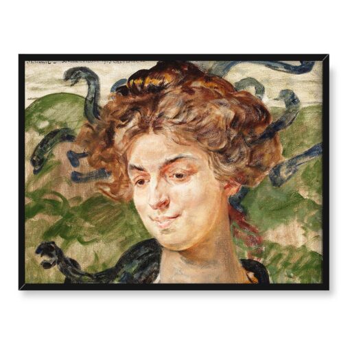 Jacek Malczewski Portret aktorki Heleny Sulimy jako Gorgony 40x30