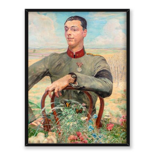 Jacek Malczewski Portret Antoniego Goetz Okocimskiego 30x40