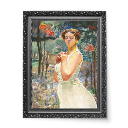 Jacek Malczewski Portret kobiety 50x70 wydruk na płótnie CANVAS