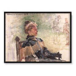 Jacek Malczewski Portret Marii Balowej 40×30