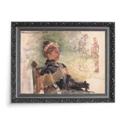 Jacek Malczewski Portret Marii Balowej 70×50 wydruk na płótnie CANVAS