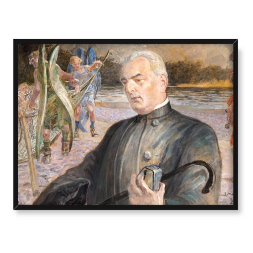 Jacek Malczewski Portret wielebnego Jana Jasiaka 40x30