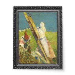 Jacek Malczewski Przy żurawiu 50×70 wydruk na płótnie CANVAS